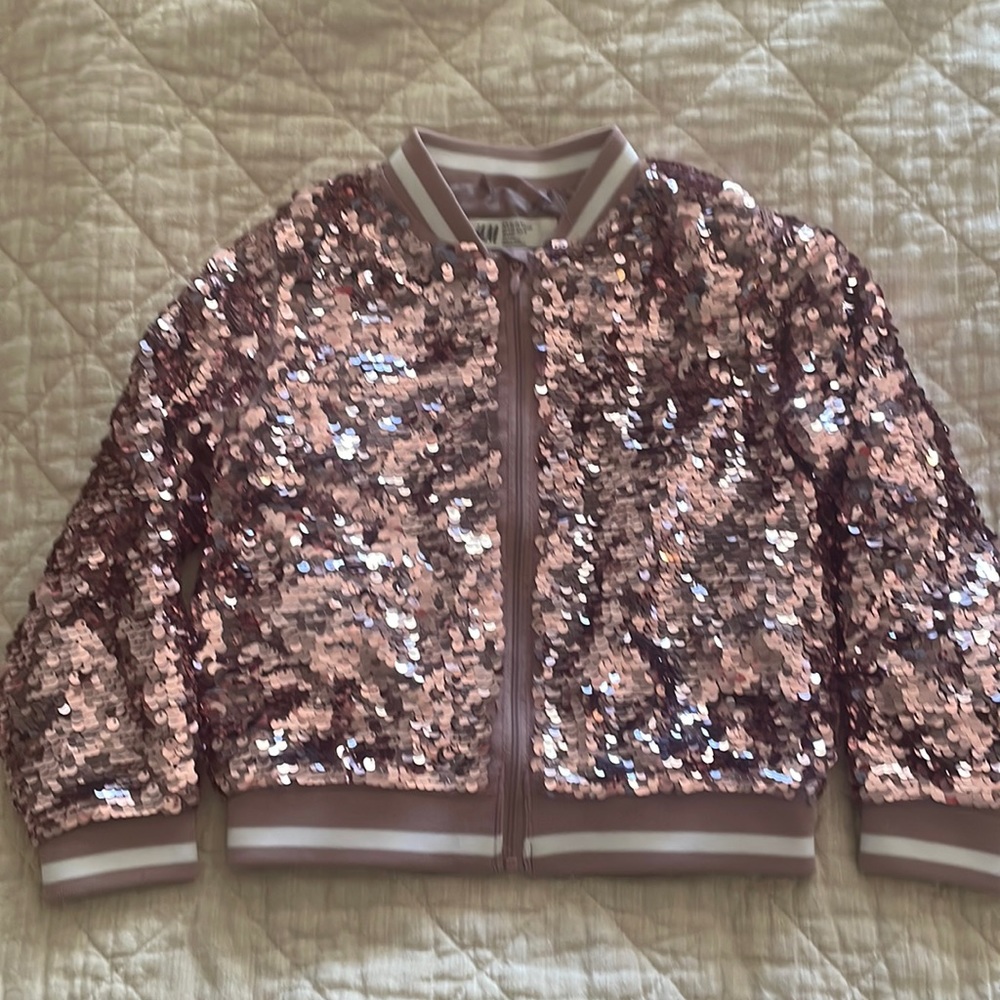 H&M pink sequins jacket